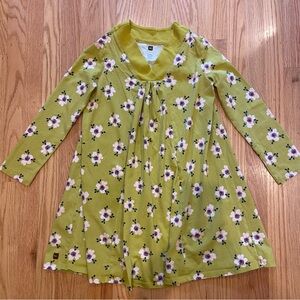 Tea Collection Cherry Blossom chartreuse Dress size 12